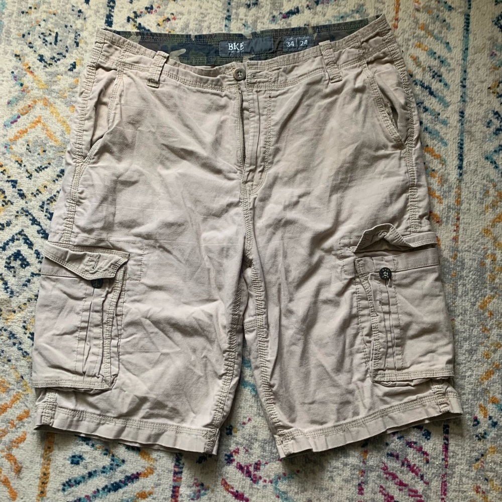 BKE Athletic Fit Cargo Shorts